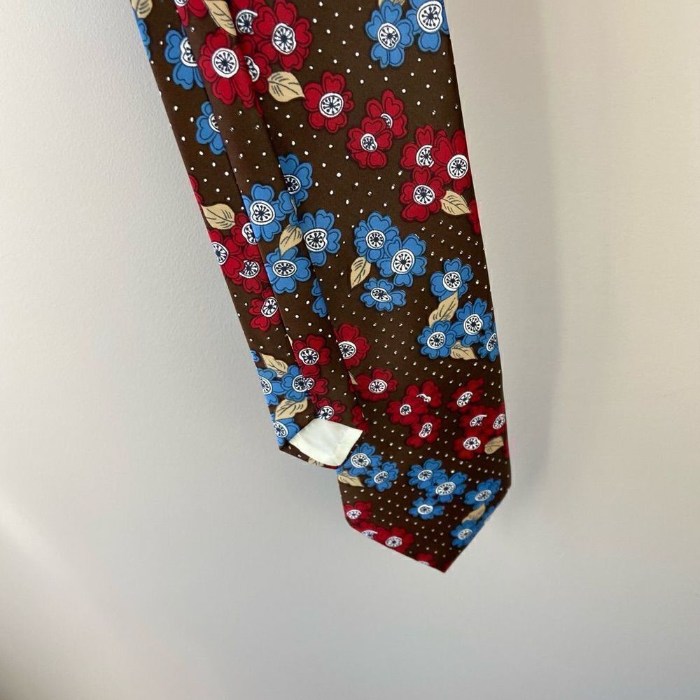 NWOT Sears Mens Store Vintage Floral Tie